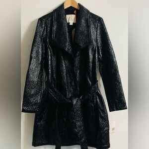 Original weatherproof vintage coat jacket  snap buttons down two side pockets.L
